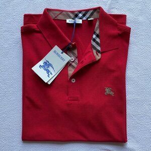 BURBERRY LONDON MEN'S COTTON POLO SHIRT 2XL SIZE